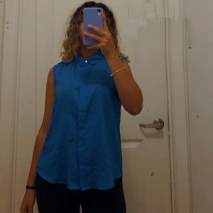 Blue Button Down Dress Shirt